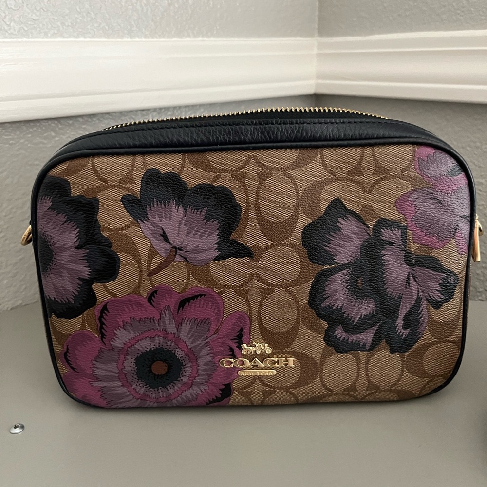 Coach Jes Kaffe Fassett  Print Crossbody. ( Limited Edition )